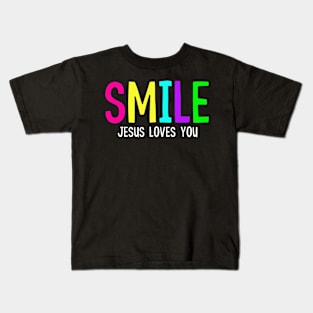 Smile Jesus Loves You Kids T-Shirt